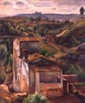 Il mulino di Santa Chiara - 1927  Olio su tela, 90x75  - Flussi d'Arte - Da Gola a Funi e Casorati - 2018
